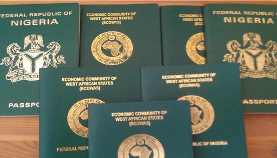 Nigerian international passports